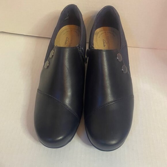 Clark Collection Women's Emslie Warren Shoes, Navy Blue, size 7.5M - Picture 1 of 6
